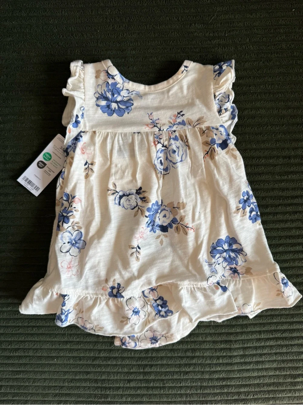 Carter's Floral and Butterfly Bodysuit 4-Pack, Size 3M